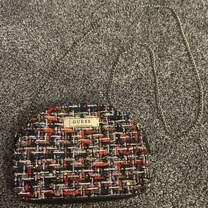 Guess Colorful Tweed Crossbody purse